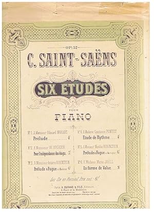 Six études pour piano - OP:52 - nr. 6 Madame Marie Jaëll - En forme de la valse