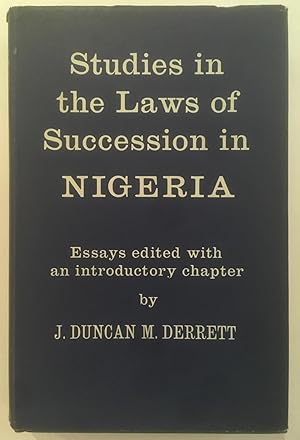 Studies in the laws of succession in Nigeria