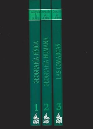 Seller image for GEOGRAFIA DE LA RIOJA. 3 TOMOS. COMPLETO. GEOGRAFIA FISICA. GEOGRAFIA HUMANA. LAS COMARCAS for sale by LIBRERIA TORMOS