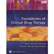 Bild des Verkufers fr Foundations of Clinical Drug Therapy with Atlas of Medication Administration zum Verkauf von eCampus