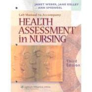 Image du vendeur pour Lab Manual to Accompany Health Assessment in Nursing mis en vente par eCampus