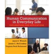 Immagine del venditore per Human Communication in Everyday Life Explanations and Applications venduto da eCampus