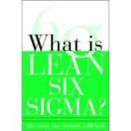 Imagen del vendedor de What is Lean Six Sigma a la venta por eCampus