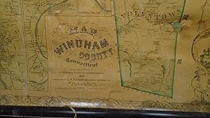 Imagen del vendedor de Map of Windham County, Connecticut [WALL MAP] a la venta por Yesterday's Gallery, ABAA