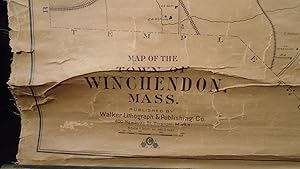 Seller image for Map of the Town of Winchendon, Mass [Massachusetts] [WALL MAP] for sale by Yesterday's Gallery, ABAA