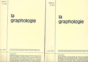 Image du vendeur pour La graphologie (4 numros de 1977 complet pour cette anne 145  148) mis en vente par LES TEMPS MODERNES