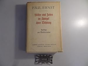 Imagen del vendedor de Vlker und Zeiten im Spiegel ihrer Dichtung. Aufstze zur Weltliteratur. a la venta por Druckwaren Antiquariat