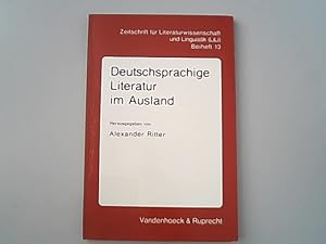 Bild des Verkufers fr Deutschsprachige Literatur im Ausland. Zeitschrift fr Literaturwissenschaft und Linguistik. zum Verkauf von Antiquariat Bookfarm