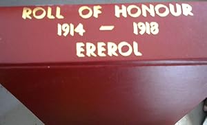 Roll of Honour 1914-1918 Ererol