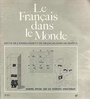 Bild des Verkufers fr Le francais dans le monde,revue de l'enseignement hors de france-N41 zum Verkauf von JP Livres