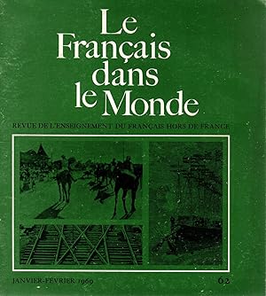 Seller image for Le francais dans le monde,revue de l'enseignement hors de france-N62 for sale by JP Livres