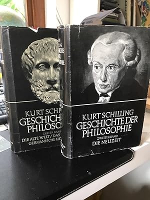 Geschichte der Philosophie. 2 Bände. Erster Band: Die alte Welt. Das christlich-gemanische Mittel...