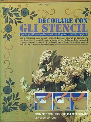 Imagen del vendedor de Decorare con gli stencil a la venta por Librodifaccia