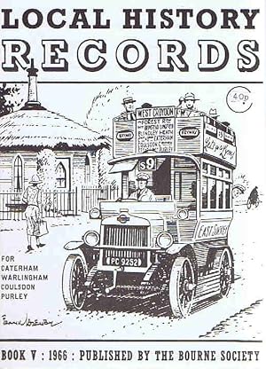 Imagen del vendedor de Local History Records Book V (5) 1966 The Bourne Society a la venta por Lazy Letters Books