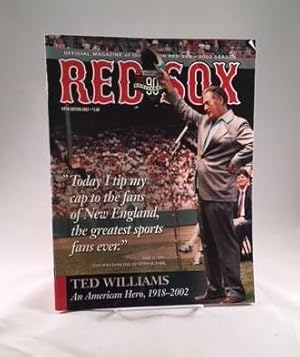 Official Magazine of the Boston Red Sox, 2002 Season, 90th Anniversary of Fenway Park, Ted Willia...