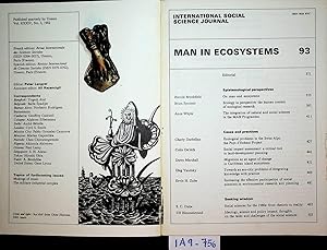 Bild des Verkufers fr Man in ecosystems. (=International social science journal ; 34,3 = 93) zum Verkauf von ANTIQUARIAT.WIEN Fine Books & Prints