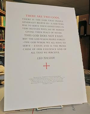 "There Are Two Gods." (Broadside)