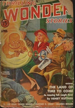 Image du vendeur pour THRILLING WONDER Stories: April, Apr. 1941 mis en vente par Books from the Crypt