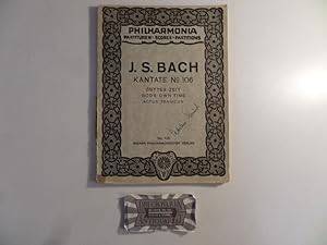 Bild des Verkufers fr J. S. Bach: Kantate No. 106. "Gottes Zeit" - "God's own Time". Actus Tragicus. (Philharmonia Partituren/Scores/Partitions No. 106). zum Verkauf von Druckwaren Antiquariat