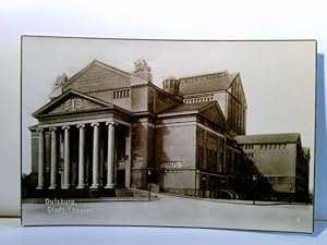 Alte Karte : Duisburg, Stadt - Theater. Gebäudeansicht,, Trinks - Postkarte Nr. 6