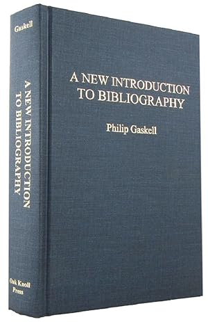 Seller image for A NEW INTRODUCTION TO BIBLIOGRAPHY for sale by Kay Craddock - Antiquarian Bookseller
