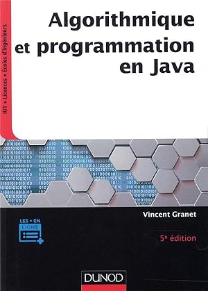 algorithmique et programmation en java ; cours et exercices corrigés (5e édition)