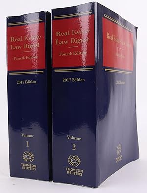 Real Estate Law Digest, Fourth Edition, 2017 Edn. [Two Volumes]