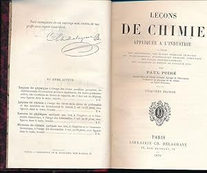 Seller image for Leons de chimie applique  l'industrie for sale by LIBRAIRIE GIL-ARTGIL SARL