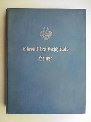 Bild des Verkufers fr Chronik des Geschlechts Heintze. zum Verkauf von Antiquariat Steinwedel