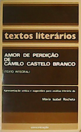 Seller image for Amor de perdiao. for sale by Librera y Editorial Renacimiento, S.A.