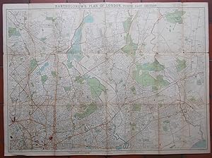 Bartholomew,s Plan of London,North East Section.