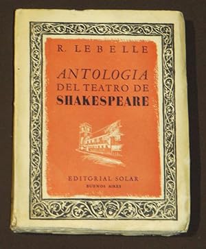 Imagen del vendedor de Antologa Del Teatro De Shakespeare a la venta por Librera Urbe