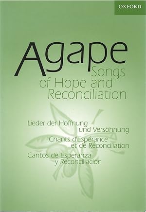 Image du vendeur pour Agape: Songs of Hope and Reconciliation mis en vente par The Haunted Bookshop, LLC