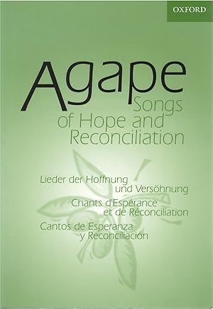 Bild des Verk�ufers f�r Agape: Songs of Hope and Reconciliation zum Verkauf von The Haunted Bookshop, LLC