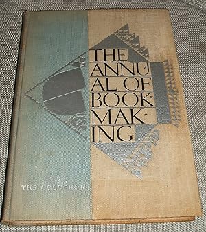 1938 The Colophon The Annual of Bookmaking with original order pamphlet