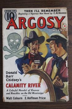 Imagen del vendedor de ARGOSY (Pulp Magazine). February 17 1940; -- Volume 297 #1 Calamity River by Donald Barr Chidsey; a la venta por Comic World