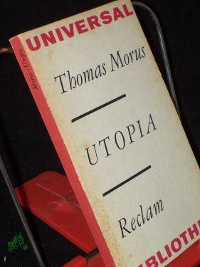 Seller image for Utopia / Thomas Morus. bers. von Gerhard Ritter. Nachw. von Eberhard Jckel for sale by Antiquariat Artemis Lorenz & Lorenz GbR