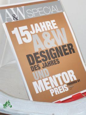 Bild des Verkufers fr 1/2011 special Designer des Jahres und Mentorpreis zum Verkauf von Antiquariat Artemis Lorenz & Lorenz GbR