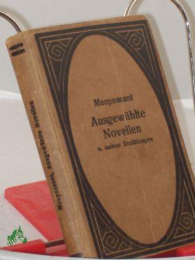 Seller image for Ausgewhlte Novellen for sale by Antiquariat Artemis Lorenz & Lorenz GbR