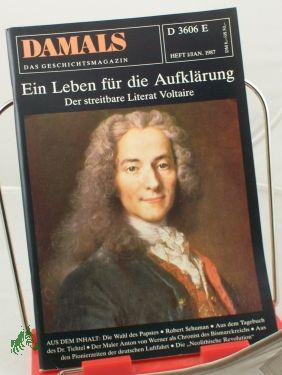 Bild des Verkufers fr 1/1987, Ein Leben fr die Aufklrung zum Verkauf von Antiquariat Artemis Lorenz & Lorenz GbR