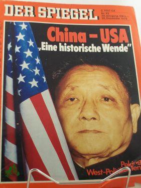 Bild des Verkäufers für 52/1978, China USA zum Verkauf von Antiquariat Artemis Lorenz & Lorenz GbR