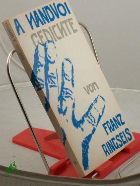 Image du vendeur pour A Handvoi : bair. Gedichte / Franz Ringseis mis en vente par Antiquariat Artemis Lorenz & Lorenz GbR