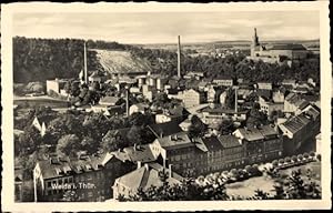Bild des Verkufers fr Ansichtskarte / Postkarte Weida in Thringen, Panoramablick auf die Stadt zum Verkauf von akpool GmbH