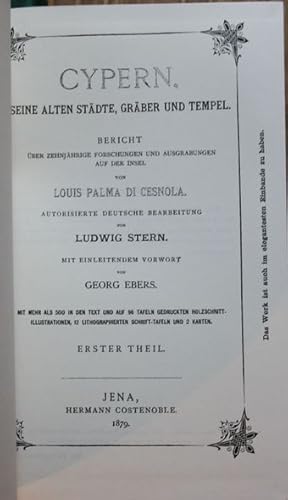 Cypern, seine alten Städte, Gräber und Tempel