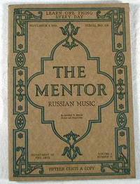 The Mentor : Russian Music. Volume 4, Number 18, Serial Number 118, November 1, 1916