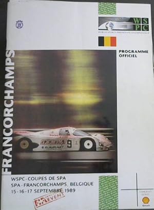 World Sports Prototype Championships - Francorchamps : WSPC - Coupes de Spa - Spa- Francorchamps,...