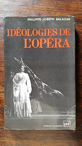 Bild des Verkufers fr Idologies de l'Opra zum Verkauf von AHA BOOKS