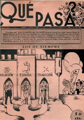 REVISTA QUE PASA. TOMO 1. 1941