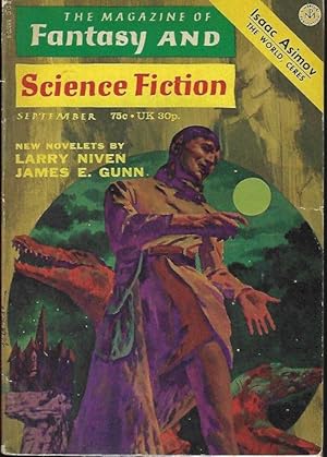 Imagen del vendedor de The Magazine of FANTASY AND SCIENCE FICTION (F&SF): September, Sept. 1972 a la venta por Books from the Crypt