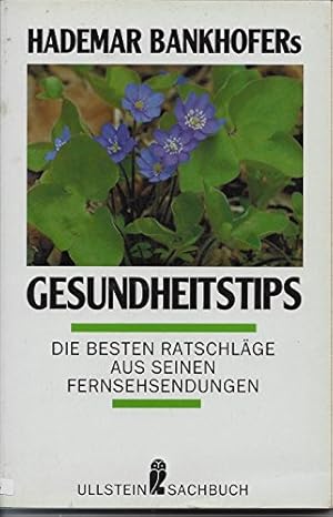 Seller image for Hademar Bankhofer's Gesundheits-Tips for sale by Modernes Antiquariat an der Kyll